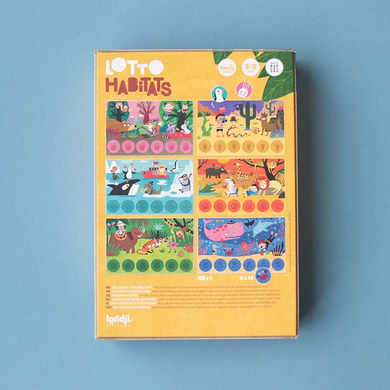 Jeu de loterie illustré